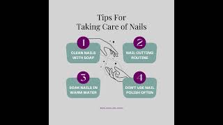 ✨ Tips for Taking Care of Your Nails ✨ [upl. by Targett767]