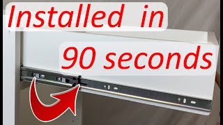 The Ultimate Drawer Slide Installation Jig Accurate fast EASY [upl. by Pegasus]