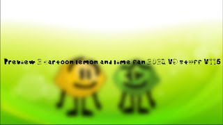 Preview 2 cartoon lemon and lime fan 2023 VD stuff V115 [upl. by Vaden631]