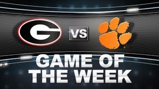 Game of the Week  Georgia vs Clemson  ACCDigitalNetwork [upl. by Adnalor]