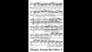 Part 5 Chopin Sonata No3 4th movement shorts [upl. by Whitcomb]