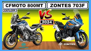 ➤ Comparativa CFMOTO 800 MT vs ZONTES 703F 2024 ¿Romperá el Mercado cfmoto800mt zontes703f [upl. by Ahsyat]