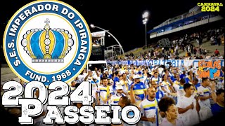 Imperador do Ipiranga 2024  PASSEIO pela Bateria Só Quem É BotaOFone PioneiroNoVídeoDosBreques [upl. by Aneleasor]