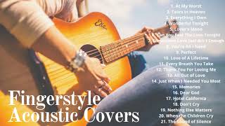 Guitar Love Songs Instrumental Relaxing Guitar Music Fingerstyle Acoustic Covers [upl. by Anitsirhk]