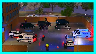 CRIMINALS TAKE OVER POLICE STATION SURPRISE ATTACK ERLC Liberty County Roleplay [upl. by Ydne]