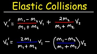 Elastic Collisions  Conservation of Momentum  Shortcut Formula [upl. by O'Hara2]