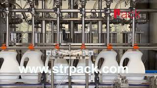 Laundry Detergent Cleaning Liquid Filling Machine Capping Packing Line [upl. by Jaf343]