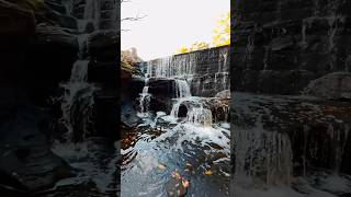 Creek Fishing And Waterfalls In Fall Foliage🛤️creekfishing bassfishing creekfishingadventures [upl. by Jelle948]