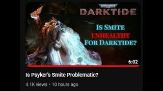 darktide  Is Psyker’s Smite Problematic a Measured Response reaction [upl. by Schuster]