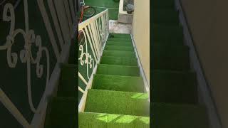 Artificial grass staircase [upl. by Daven]