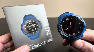 Garmin Instinct Crossover Solar Watch [upl. by Nnayd]