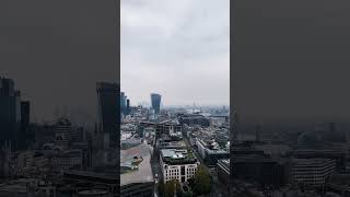 London City  Topview from St Paul Cathedral Dome london [upl. by Nomae]