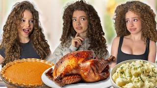 Kalogeras Sisters COOK THANKSGIVING DINNER [upl. by Stokes]