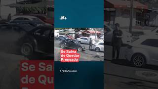 Se salva de quedar prensado en choque en Naucalpan  N shorts [upl. by Merrow]