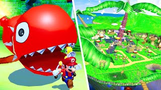 Super Mario Sunshine  Course 7 Pianta Village  No Damage 100 Walkthrough [upl. by Pasho208]