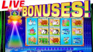 BONUS TIMES JACKPOT ABDUCTION INVADERS ATTACK FROM THE PLANET MOOLAH  CASINO SLOTS [upl. by Swee]