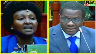 WACHA KUJITETEA SANA Listen what Tough Gladys Boss told Opiyo Wandayi during Cabinet Vetting [upl. by Ecyak250]