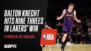 Dalton Knecht ties rookie threes record with nine on the way to 37 points  NBA [upl. by Justen62]