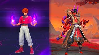 Dyrroth Naraka Flames Collector Skin VS Orochi Chris KoF Skin Comparison [upl. by Witte]