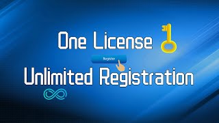 One License Unlimited Registration [upl. by Ozzy890]