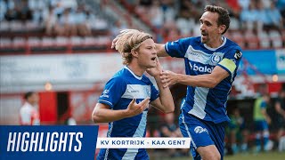 🎬 KV Kortrijk  KAA Gent 01 MD 1 JPL [upl. by Gen8]