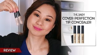 The Saem  Cover Perfection Tip Concealer Review and First Impression [upl. by Aurea]