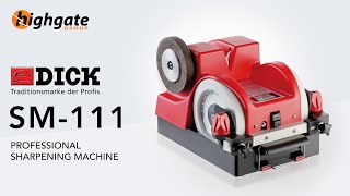 Highgate Group FDick SM111 Knife Sharpening Machine [upl. by Oetam]