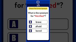 English Synonyms Quiz  Can You Score 33 synonyms english shorts [upl. by Kovar]