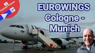 EUROWINGS TRIP REPORT  Cologne  Munich  Airbus A319 [upl. by Newhall]