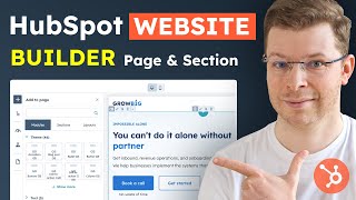 Create a Page amp Section with HubSpot Website Builder [upl. by Akapol]