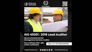 ISO 45001 Lead Auditor Certification [upl. by Arlyn]