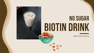 Biotin Drink Strength BoneHairSkin in Just 15 Days No Sugar healthydrink youtubeshorts shorts [upl. by Redford43]