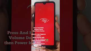 itel A48 L6006F Hard Reset Factory Reset Wipe Unlock Pattern Password Pin hardreset mobile [upl. by Armyn]