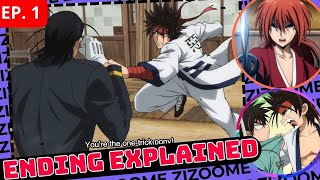 Rurouni Kenshin Meiji Kenkaku Romantan Kyoto Douran Episode 1 Ending Explained [upl. by Marte]