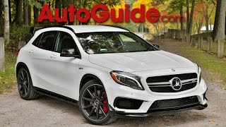 2015 Mercedes Benz GLA 45 AMG Review  First Drive [upl. by Lang]