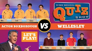 High School Quiz Show  ActonBoxborough vs Wellesley 608 [upl. by Hewitt46]