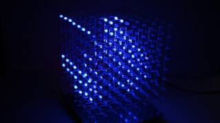 Banggood 8x8x8 LED Cube DIY Kit [upl. by Adnalahs775]