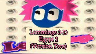 3D Lemmings Egypt 1  Cuban ChaCha Cover Version Two [upl. by Nnailuj]