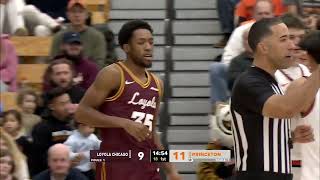 Princeton vs Loyola IL  20241115  NCAAB Game [upl. by Aicilic179]