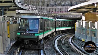 Métro de Paris ligne 1  De La Défense à Château de Vincennes à bord dune rame MP05 [upl. by Conard957]