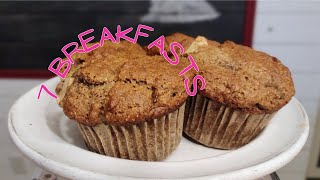 One Week of Healthy Breakfast Ideas breakfast baking healthybreakfastrecipe glutenfree [upl. by Kazimir]