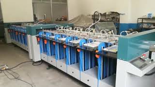 13 positions Automatic Paper Sheet Feeding Collator Machine [upl. by Yrot]