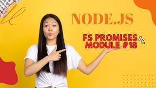 NODEJS TUTORIAL 18 FS PROMISE MODULE nodejs DATAHACKS [upl. by Okwu]