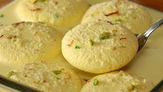 Rasmalai Recipe  How To Make Rasmalai  Homemade Rasmalai Recipe  Kanaks Kitchen [upl. by Aciret]