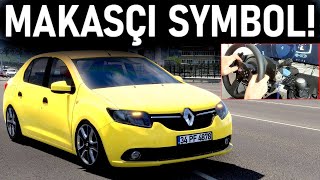 TRAFİKTE MAKASLAR  TAKSİ ÇIKMASI RENAULT SYMBOL  ETS 2 Türk Mod T300RS GT [upl. by Yriek]