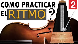 Como entender el ritmo en violín con partitura y audio para principiantes [upl. by Atte]