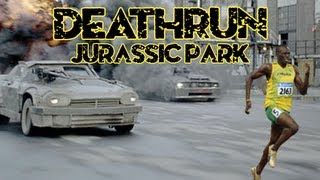 Cod 4 Mods Death Run on Jurasic Park Live CommentaryGameplay [upl. by Ahsinak]