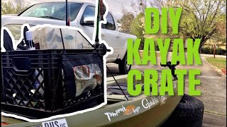 The BEST DIY Kayak Crate Mod Lifetime Tamarack Angler [upl. by Ahsenyt]