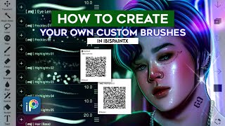 How to Create Your Own Custom Brushes  ibisPaintX Tutorial 20 [upl. by Angie]