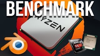 AMD quotRyzenquot vs FX 8350 i7 5820k i7 5960x  Blender Benchmark [upl. by Dupuy]